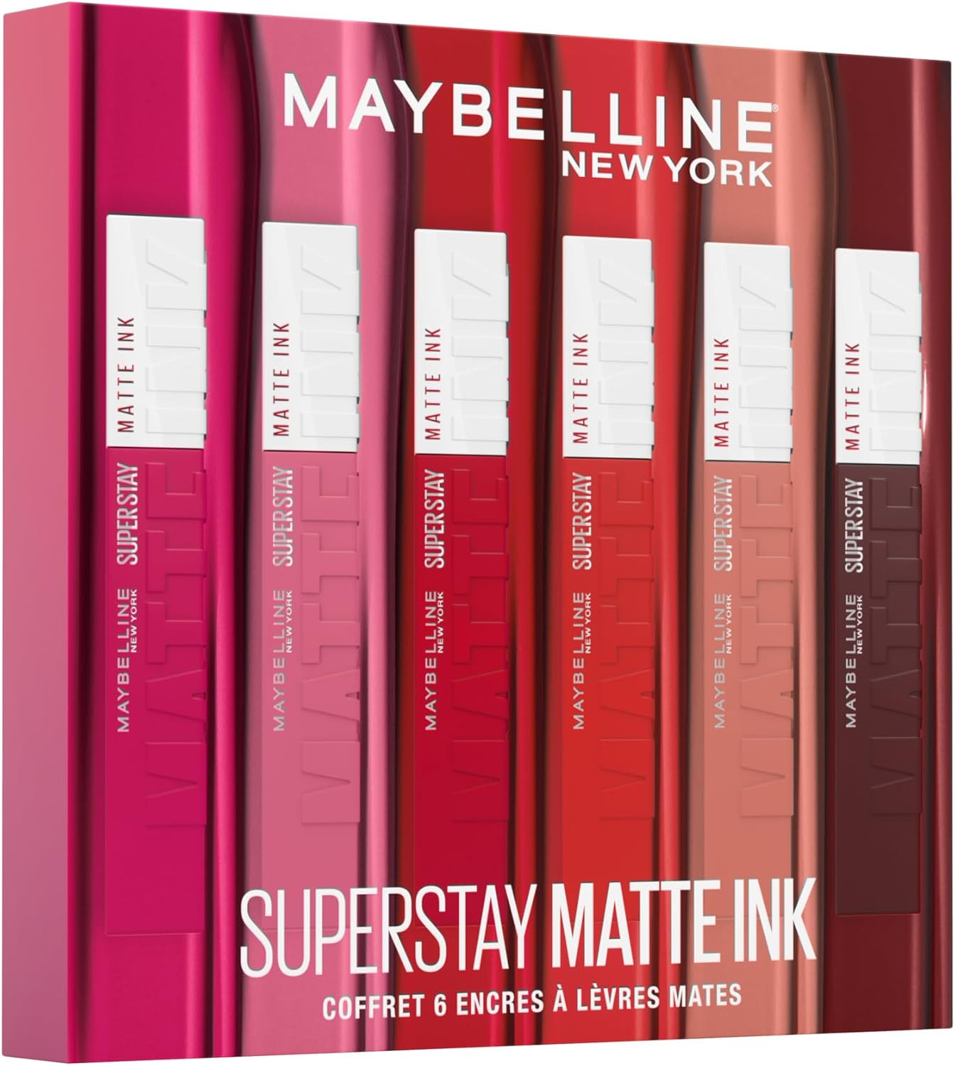 Maybelline New York Superstay Matte Ink - Cofanetto 6 Rossetti Liquidi - 1