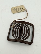 Antique Riveted Dress Or Shoe Clip Just 1 Reddish Etched France