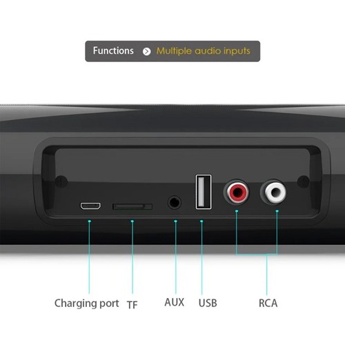 Bluetooth Soundbar Lautsprechersystem Kabelgebunden Surround Stereo Sound Speaker6883 - Bild 10 von 10