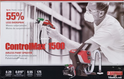 #ad #ad Titan ControlMax 1500 High Efficiency Airless Paint Sprayer 0580005 Open Box $177.99