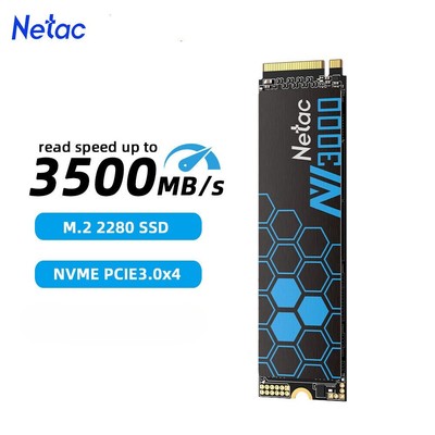 Netac interne SSD Festplatte 500GB 2,5'' SATAIII M.2 2280 NVMe PCIe3.0 Laufwerk