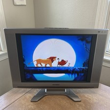 Vintage Sylvania 6620LDT 20" Flatscreen LCD TV/DVD Combo Retro Gaming Display VG