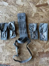 MOLLE II PISTOLMAN SET US Issue POCKET ACU CAMO 4 9mm Mag Pouch Leg Extender