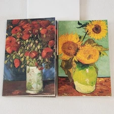 2000 Pepper Pot Van Gogh Vases Blank Note Cards+Env (6) 2 Designs IMPRESSIONISM