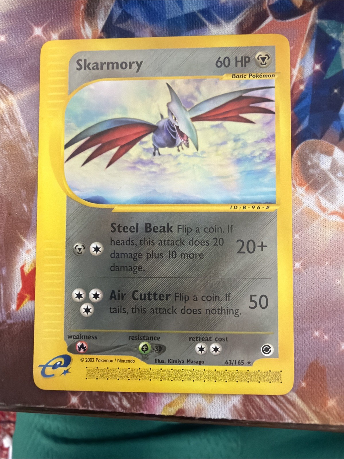 Skarmory 63/165 Rare Expedition Base Set Pokemon NM