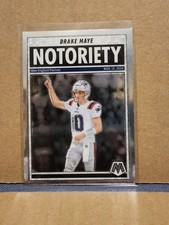 2025 Panini Mosaic - Notoriety Drake Maye #3 New England Patriots