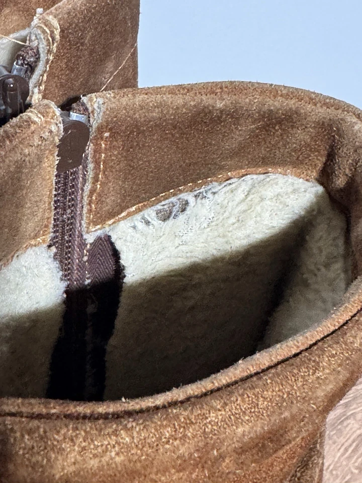 Botas de Senderismo Trax Vintage Marrón Tostado Sintéticas y Gamuza Años 70 Años 80 Para Hombre Talla 12 Foto 4 de 4
