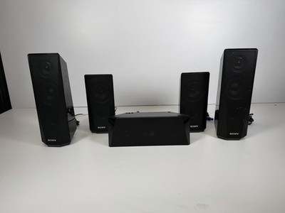 SONY Home Theatre (5) Speakers System Set Black SS-TSB137, TSB142, & CTB127