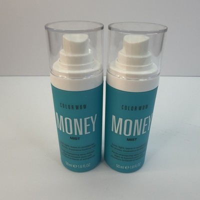 Color Wow Money Mist Leave In Conditioner 1.6 Oz Travel Size Set Of 2 New