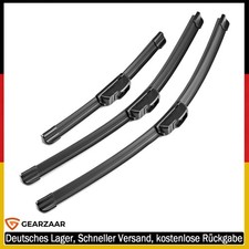Scheibenwischer + Heckwischer Set Passt für VW Lupo Typ 6X / 6E 98-03 ABS Gummi