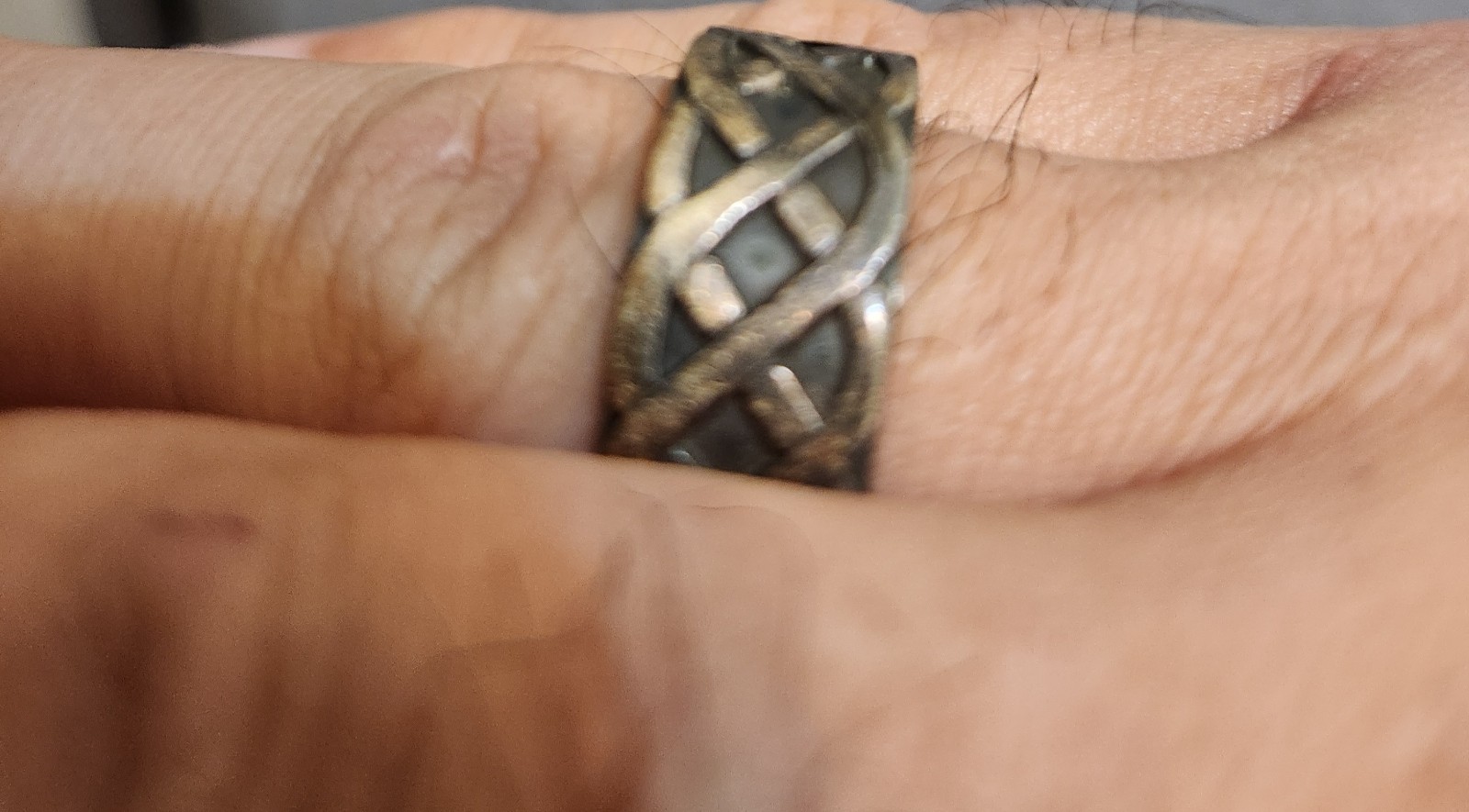 Signed 925 Sterling Silver Celtic Scroll Love Kno… - image 7