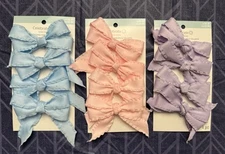 Celebrate It Lot Of Pink, Purple, Blue Bows 12 Total
