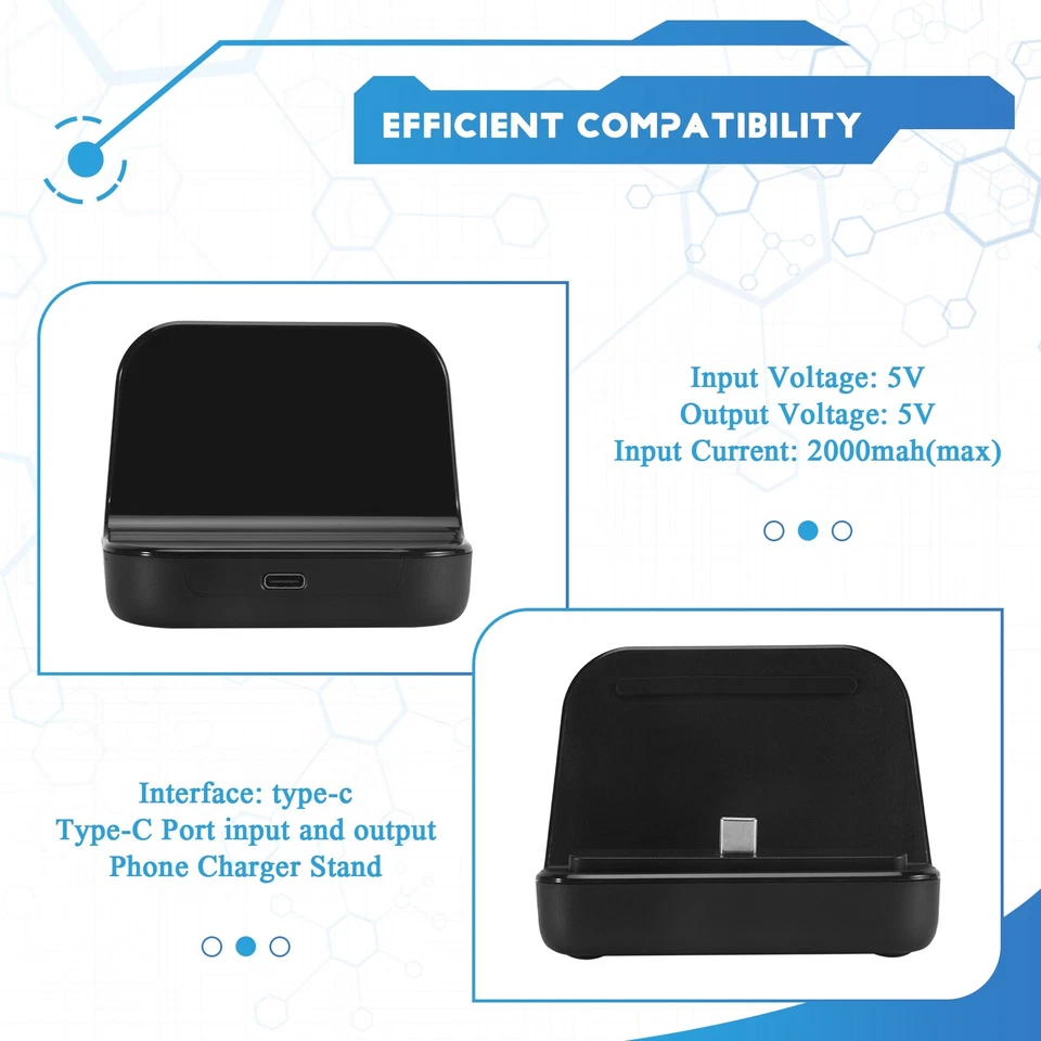 Type-C  Dock USB C 3.1 Cradle Charging Station for Android Phone 5V 2A for5789 - Image 4 of 4