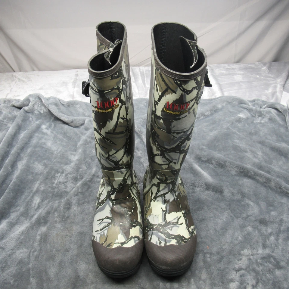 Cabelas Hunting Boots Mens 8 M Predator Deception 1000g Insulated 17" Waterproof - Image 2 of 4