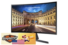 SAMSUNG 23.5" CF396 Curved Gaming Monitor, FreeSync, 4ms, Ultra Slim, LC24F396FH