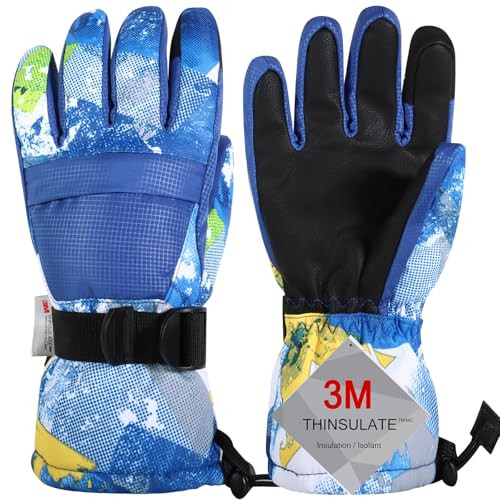 Ski Gloves, Warmest Waterproof and Breathable Snow Gloves for Cold Weather, - Picture 1 of 6