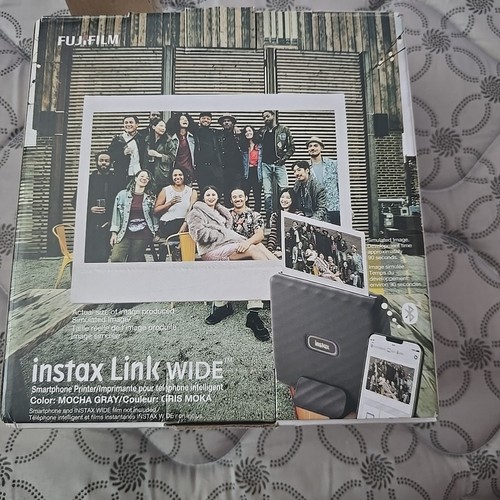 Fujifilm INSTAX Link WIDE Mobile Printer - Mocha Gray - 第 13/14 張圖片
