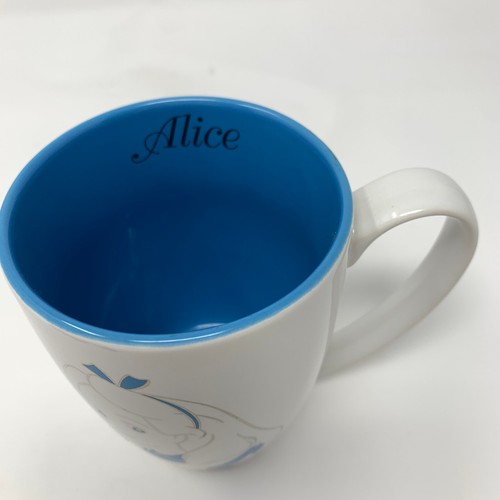 Disney Parks Alice im Wunderland blau mit Schmucksteinen besetzter Strass Glitzer Kaffeebecher - Bild 6 von 6