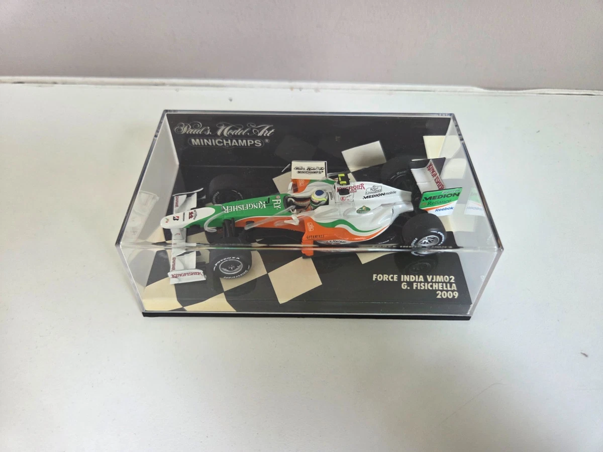 ポールディレスタ直筆サイン入り1/43 2011 India Force F1 BBC season 2011 for car F1 off wraps take India Force - F1 - Sport ミニカー