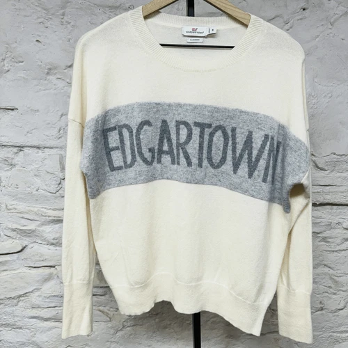 Vineyard Vines Edgartown 100% Cashmere Martha’s Vineyard Sweater Crewneck Medium