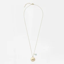 Libra Gold Plated Marsa Necklace Jewelry Astrology Zodiac Sign Constellation