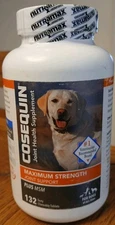 Cosequin Maximum Strength Joint Support PLUS MSM (For Dogs) 132 Tabs Exp:02/2028