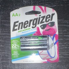 Energizer Recharge Power Plus AA NiMH 2300mAh Batteries 2-Pack 12 Year Life