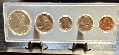 1965 Proof Set 5 Silver Coin- In Plastic holder Lot #29