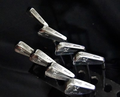 MIZUNO SILVER CUP IRONS SET 3-9, PW IRONS, STIFF FLEX, RH, SHAFT