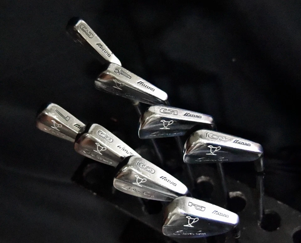 MIZUNO SILVER CUP IRONS SET 3-9, PW IRONS, STIFF FLEX, RH, SHAFT 38" (5I) - Image 4 of 4