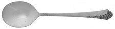 Oneida Silver Damask Rose  Cream Soup Spoon 491142