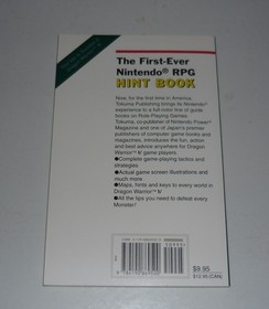 Dragon Warrior IV Nintendo NES Tokuma RPG Strategy Guide Book - NEW!