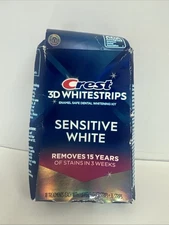 Crest 3D Whitestrips SENSITIVE WHITE 18 Treatments Exp 12/2026