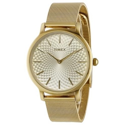 TIMEX Metropolitan Skyline Uhr TW2R36100 Quarz Gold