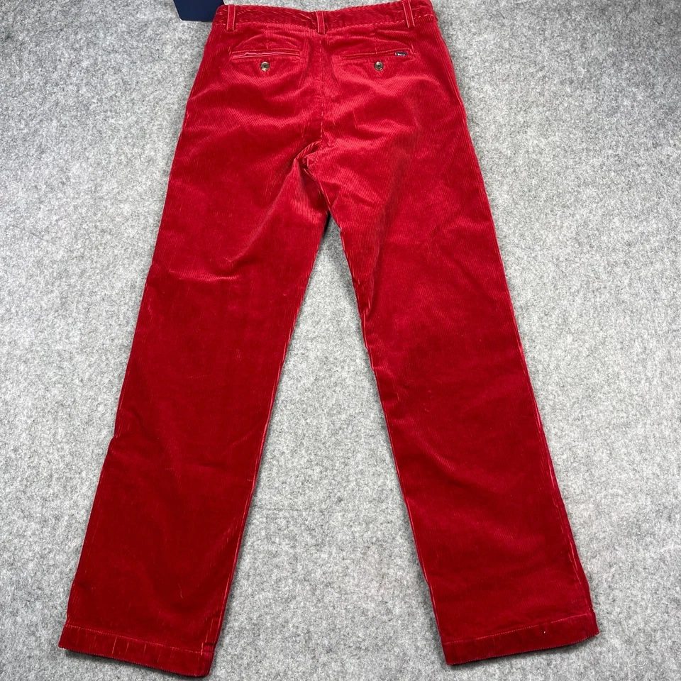 Pantalones de Pana Polo Ralph Lauren Juvenil Talla 16 Rojo Elastizados Vacaciones NUEVO Foto 4 de 4