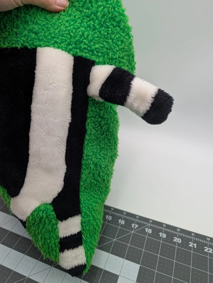 Almohada de cebra de peluche de 16 pulgadas para zoológico Foto 4 de 4