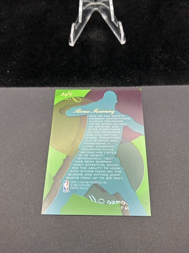 ALONZO MOURNING Center Spotlight 1995-96 Flair #3 HOF NBA Charlotte Hornets - Picture 12 of 12