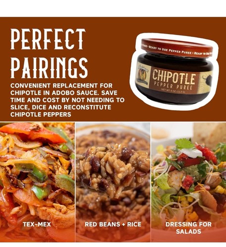 Louisiana Pfefferaustausch Chipotle Pfefferpüree 4 Unzen pro Glas, 2er Pack - Bild 3 von 5