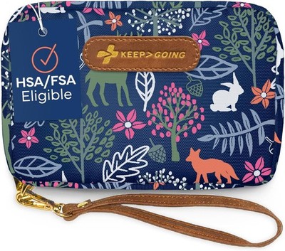 KeepGoing Travel First Aid Kit for Kids   130 Pc. for Car, Home, Purse, Diaper