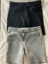 Art Class Boys Shorts Lot of 2 Size Large 10-12 Blk Heather Grey Sweat Drawstrng
