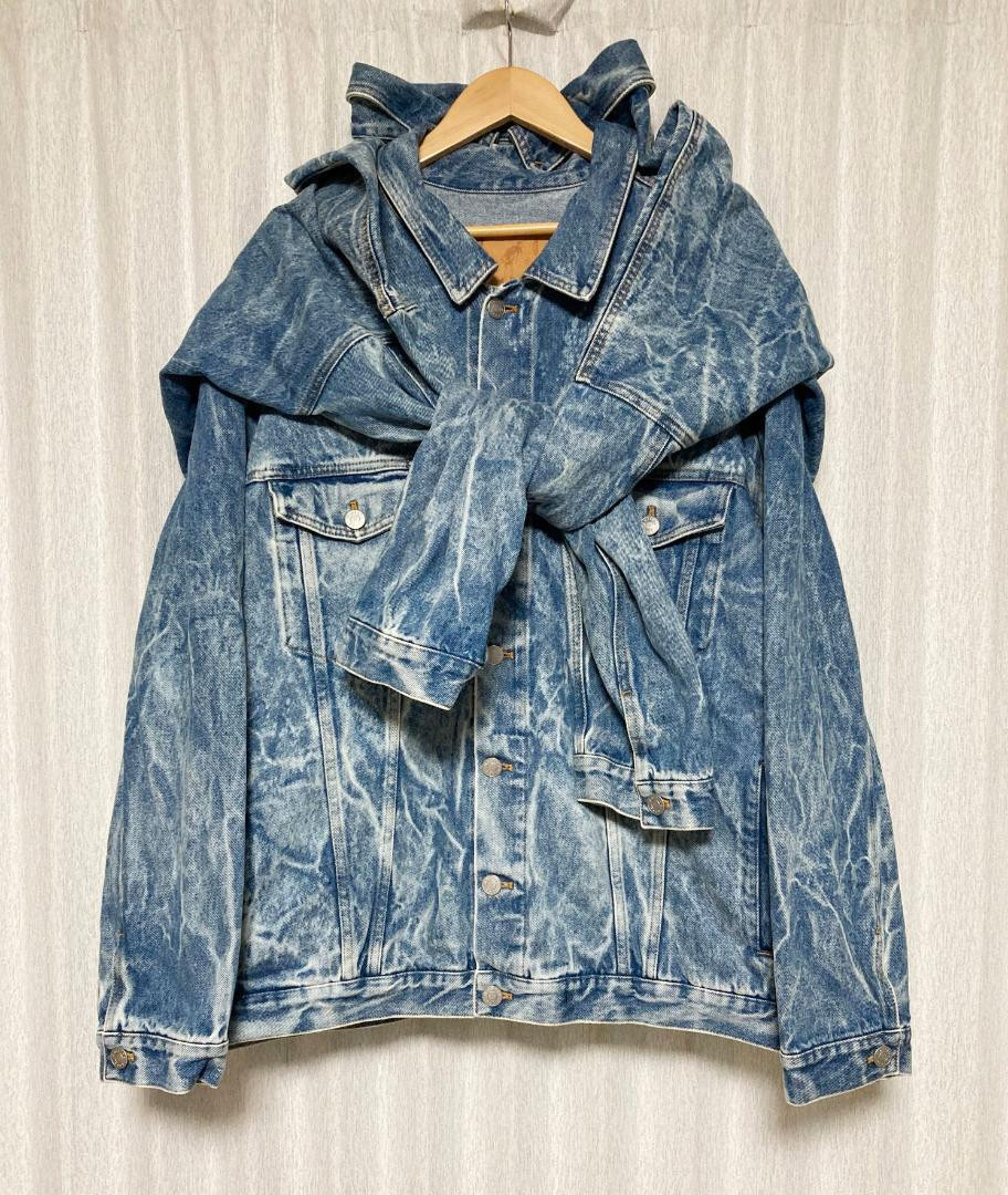 ジャケット・アウター MARTINE ROSE 21SS ACID WASH DENIM JKT XL MARTINE ROSE 21SS ACID WASH DENIM JKT XL From Japan First