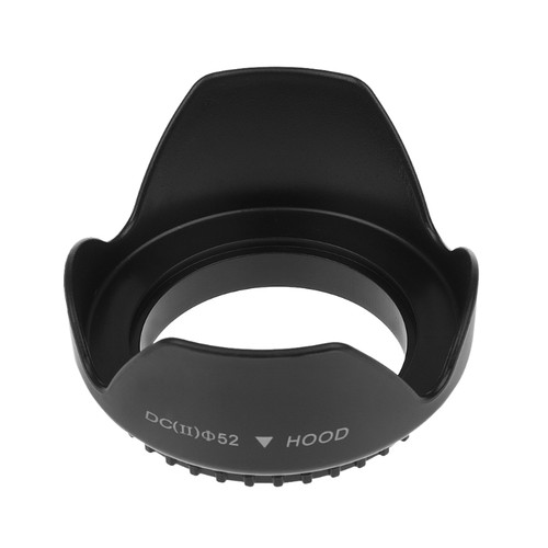 52mm Screwed Flower Petal Sunshade Lens Hood For DSLR Camera - Picture 2 of 8