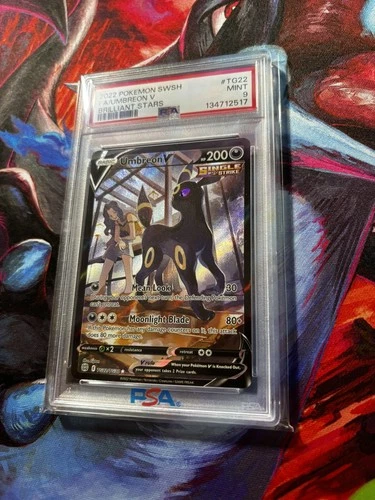 Pokemon Umbreon V Brilliant Stars Trainer Gallery Full Art #TG22 PSA 9 Mint