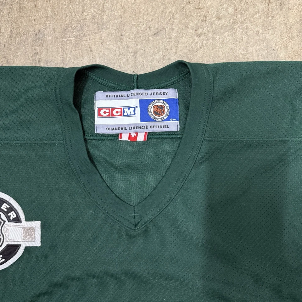 Dallas Stars VTG CENTER ICE CCM Air Knit Hockey Jersey Sz XL Embroidered - Image 2 of 4