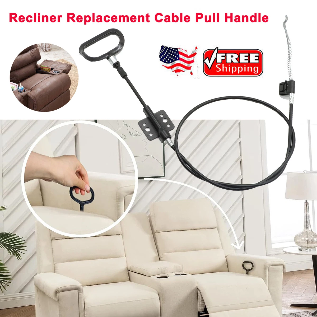 Lane Reclining Sofa Replacement Handle Baci Living Room