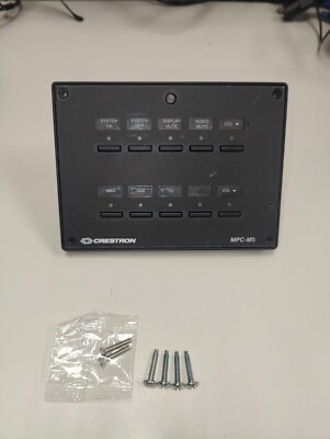 Crestron MPC-M5-B-T Media Presentation Controller Unit wall mount unit 10 button