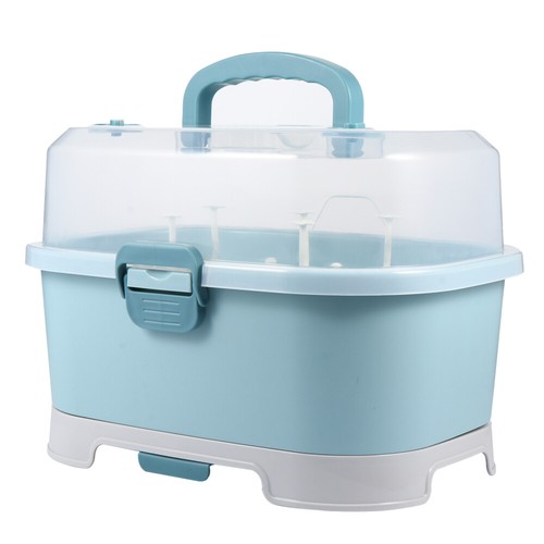 1Pc Milk Bottle Case Baby Bottle Drying Rack Box Baby Supplies Container - Picture 4 of 12