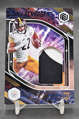 2021 Panini Elements NAJEE HARRIS Supercharged Patch RC /27 Steelers SSP