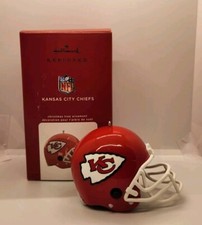 Hallmark Keepsake NFL Kansas City Chiefs Helmet  NEW IN BOX