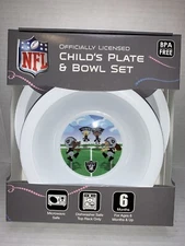 NFL Oakland Raiders Child's Plate And Bowl Set NFL kids